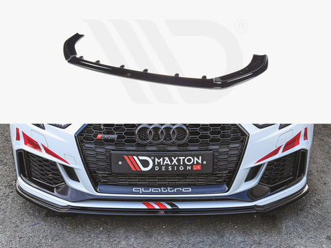 Audi RS3 8V Facelift Sportback (2017-2020) Front Splitter V.2 - Maxton Design