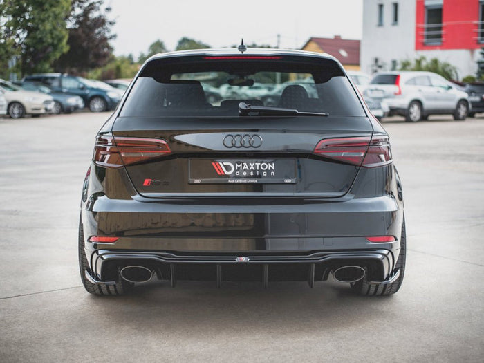 Audi RS3 8V Sportback Facelift (2017-UP) Rear Valance V.2 - Maxton Design