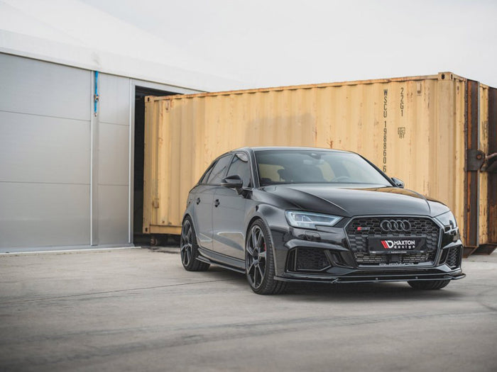 Audi RS3 8V Sportback Facelift (2017-UP) Side Skirts Diffusers V.2 - Maxton Design