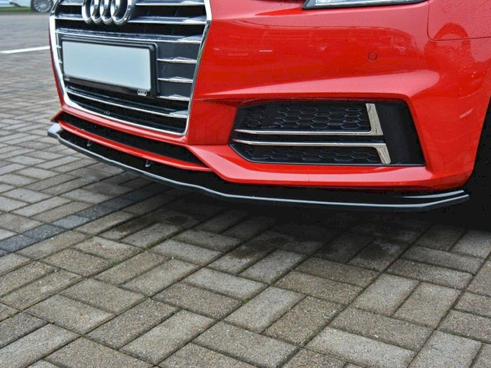 Audi S4/ A4 S-line B9 Front Splitter V2 - Maxton Design
