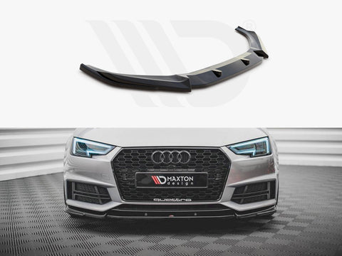 Audi S4 / A4 S-line B9 (2015-2019) Front Splitter V.3 - Maxton Design