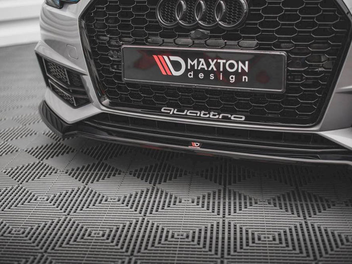 Audi S4 / A4 S-line B9 (2015-2019) Front Splitter V.4 - Maxton Design