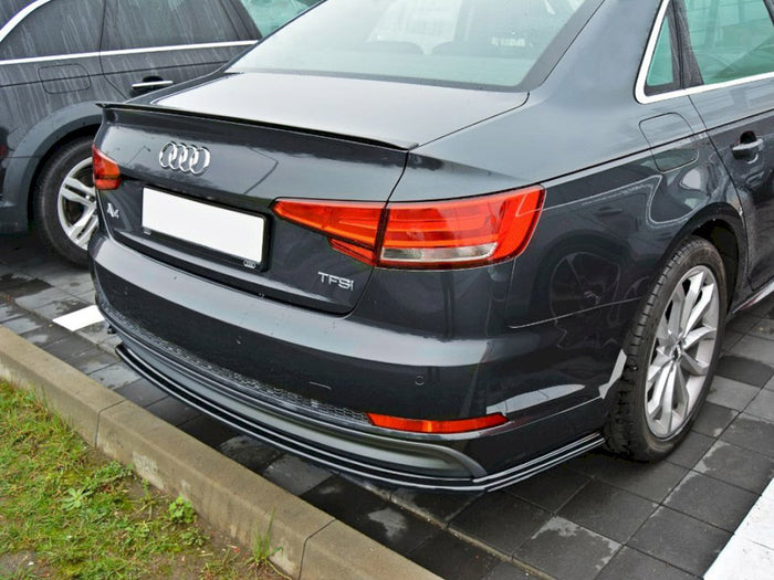 Audi A4 B9 S-line Sedan (2015 - UP) Rear Splitter - Maxton Design