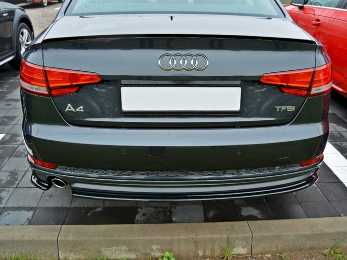 Audi A4 B9 S-line Sedan (2015 - UP) Rear Splitter - Maxton Design