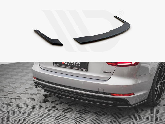 Audi A4 S-line B9 (2015-2019) Rear Side Splitters V.2 - Maxton Design