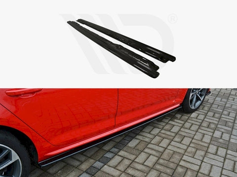 Audi S4/ A4 B9 S-line Side Skirts Diffusers - Maxton Design