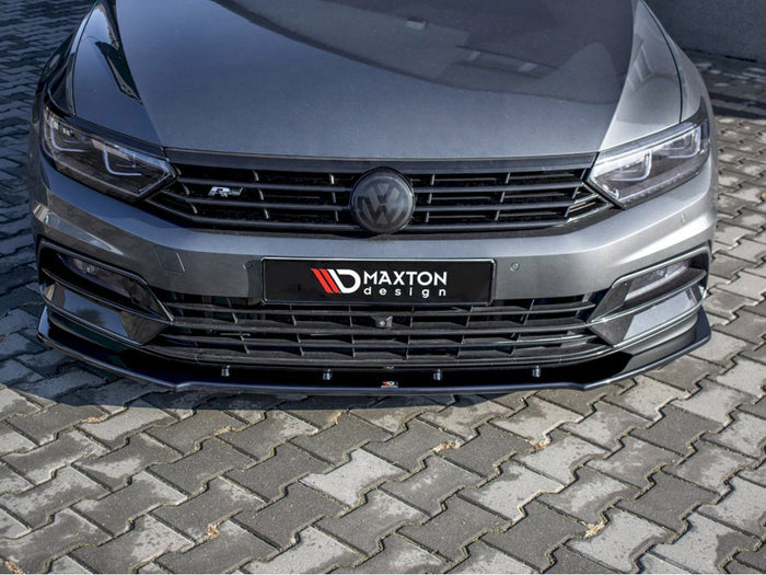 VW Passat R-line B8 (2015-19) Front Splitter V.1 - Maxton Design