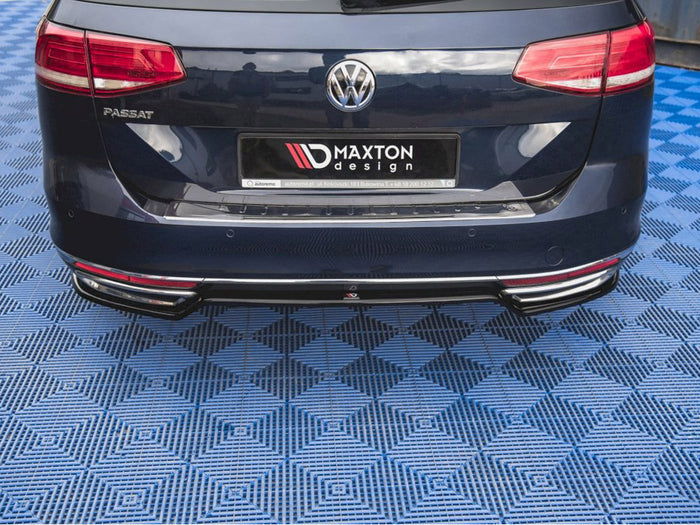 VW Passat B8 (2014-2019) Central Rear Splitter - Maxton Design