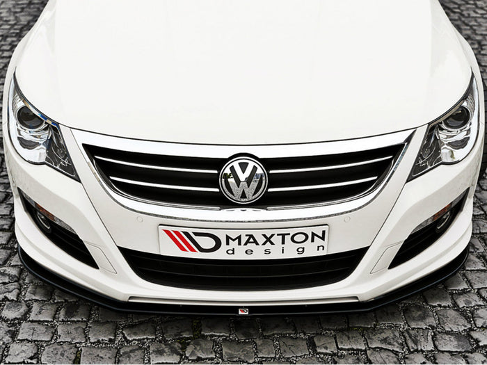 VW Passat CC R36 Rline (Preface) Front Splitter - Maxton Design