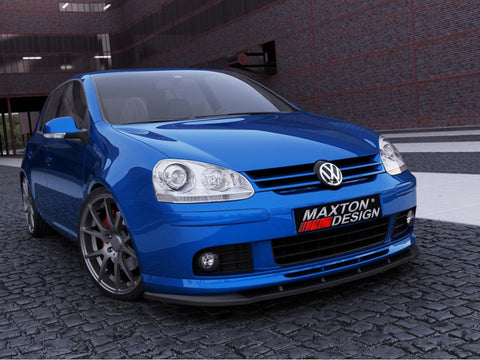 VW Golf MK5 (FIT ONLY With Votex Front LIP) Front Splitter - Maxton Design