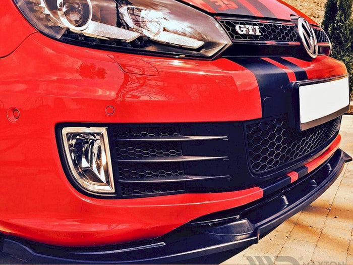 VW Golf VI GTI 35TH Front Splitter - Maxton Design