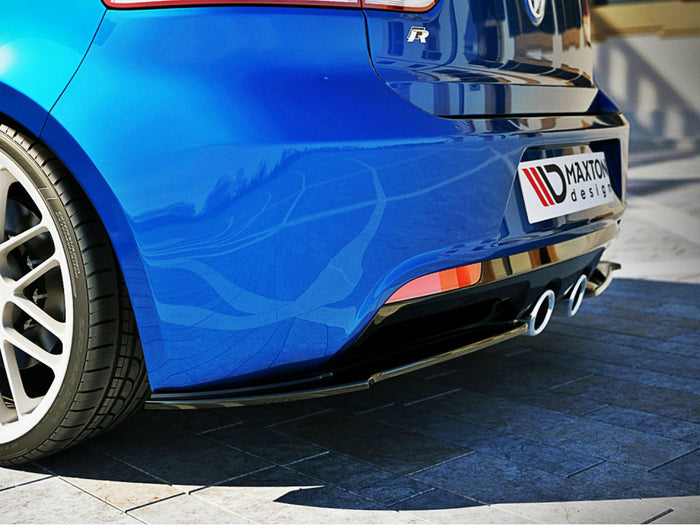 VW Golf VI R Rear Side Splitters - Maxton Design