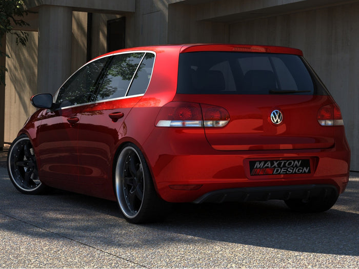 VW Golf MK6 NO Exhaust CUT OUT (2008-2012) Rear Valance - Maxton Design
