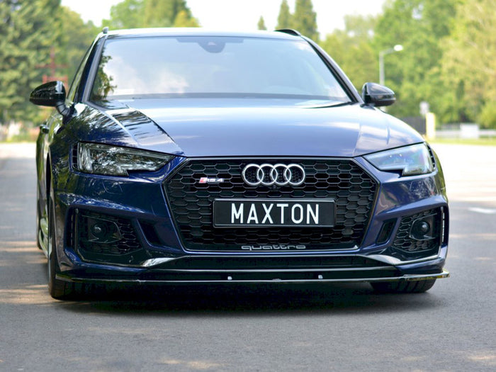 Audi RS4 B9 (2017-2019) Front Splitter V.1 - Maxton Design