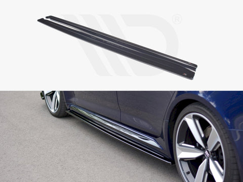 Audi RS4 B9 (2017-2019) Side Skirts Diffusers - Maxton Design