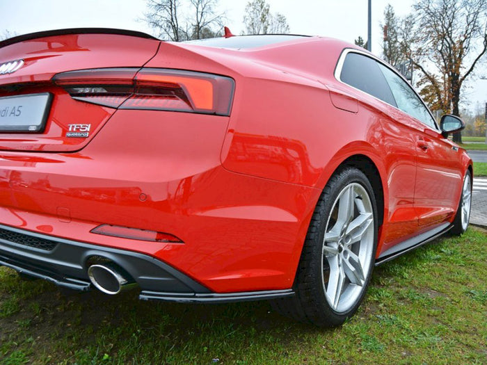 Audi A5 F5 S-line Coupe (2016 - UP) Rear Side Splitters - Maxton Design