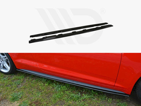 Audi A5 F5 S-line Coupe (2016 - UP) Side Skirts Splitters - Maxton Design