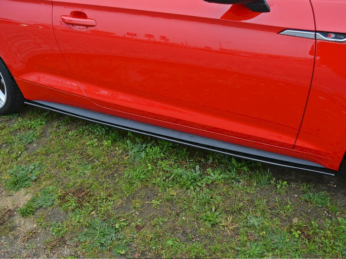 Audi A5 F5 S-line Coupe (2016 - UP) Side Skirts Splitters - Maxton Design