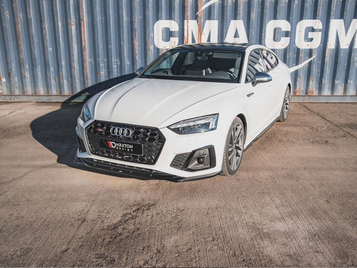 Audi S5 / A5 S-line F5 Facelift (2019-) Front Splitter V1 - Maxton Design