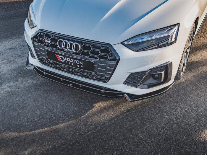 Audi S5 / A5 S-line F5 Facelift (2019-) Front Splitter V2 - Maxton Design