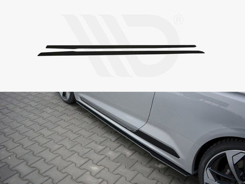 Audi RS5 F5 Coupe Racing Side Skirts Diffusers - Maxton Design