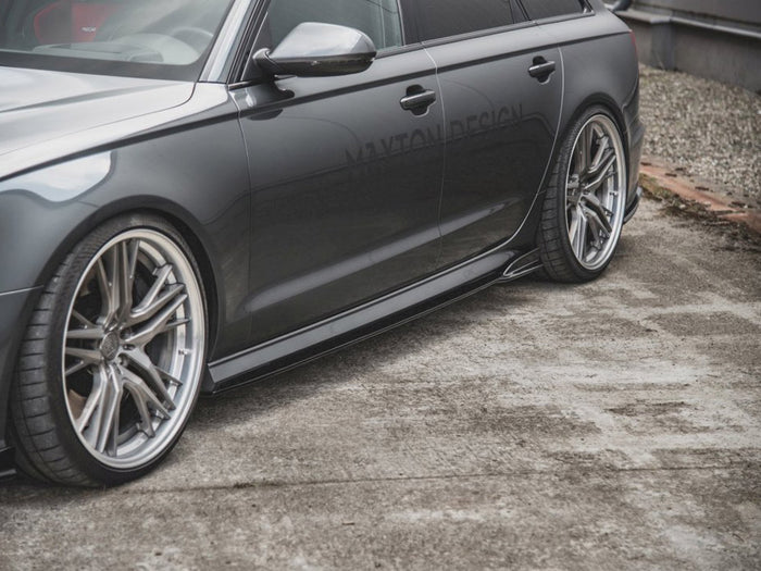 Audi S6/ A6 S-line C7 Facelift Side Skirts Diffusers - Maxton Design