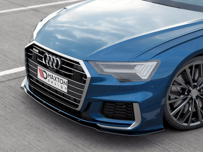 Audi S6/ A6 S-line C8 (2019-) Front Splitter V2 - Maxton Design