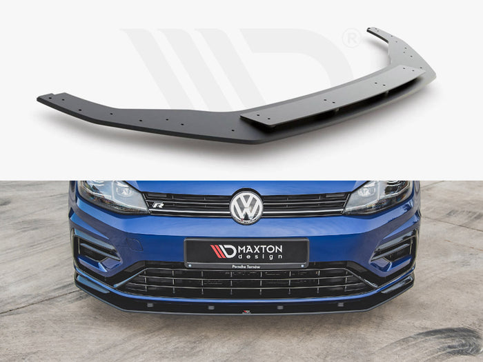 VW Golf 7 R / R-Line Facelift Maxton Racing Front Splitter - Maxton Design