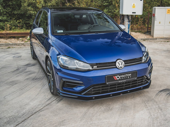 VW Golf 7 R / R-Line Facelift Maxton Racing Front Splitter - Maxton Design