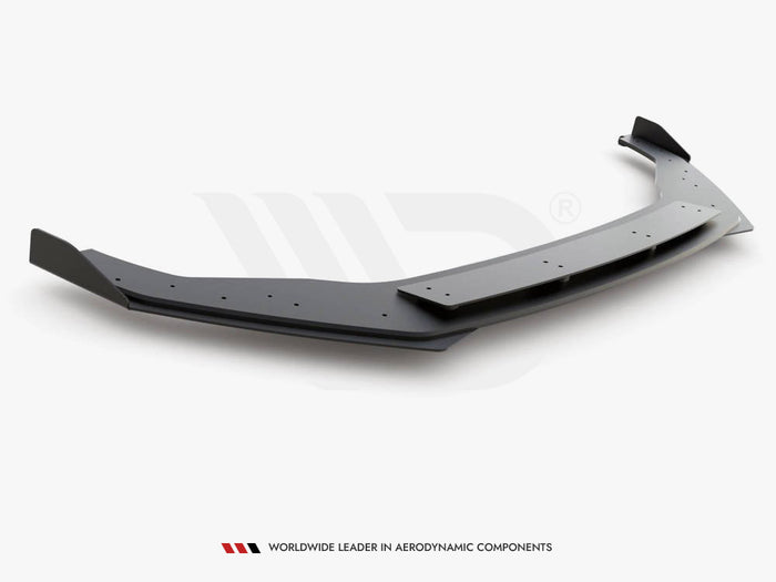 VW Golf 7 R / R-Line Facelift Maxton Racing Front Splitter + Flaps - Maxton Design