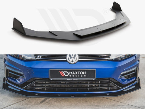 VW Golf 7 R / R-Line Facelift Maxton Racing Front Splitter V.2 - Maxton Design