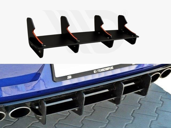 VW Golf R 7.5 (2017-19) Rear Diffuser - Maxton Design