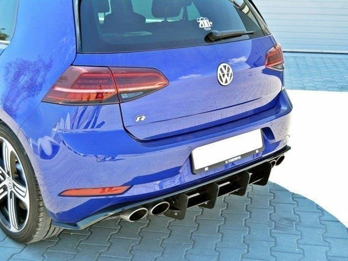 VW Golf R 7.5 (2017-19) Rear Diffuser - Maxton Design