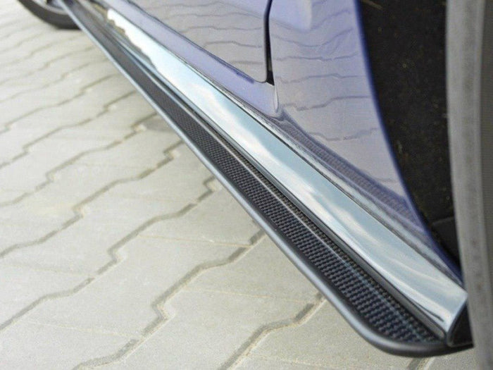 VW Golf 7 R / R-Line Facelift Racing Side Skirts Diffusers - Maxton Design