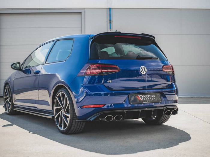 VW Golf 7 R Facelift (2017-2019) Rear Valance V.3 - Maxton Design