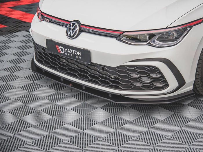 VW Golf 8 GTI / R-line (2020-) Front Splitter - Maxton Design