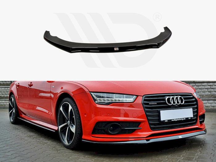 Audi S7 / A7 S-line C7 FL (2014-2017) Front Splitter - Maxton Design