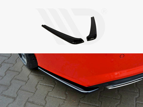 Audi A7 S-line (Facelift) (2014-2018) Rear Side Splitters - Maxton Design