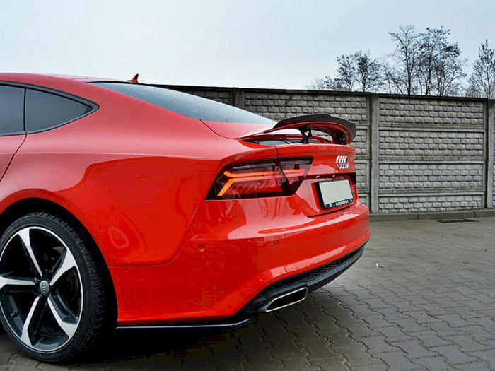 Audi A7 S-line (Facelift) (2014-2018) Rear Side Splitters - Maxton Design