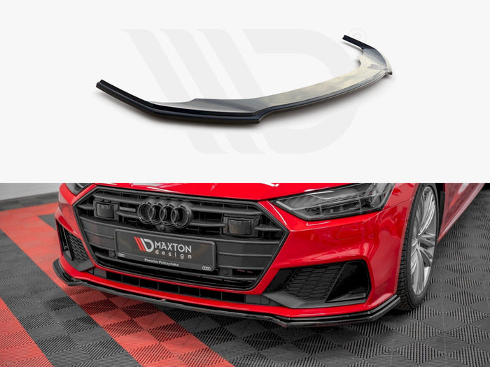 Audi A7 C8 S-line / S7 C8 (2017-) Front Splitter V.1 - Maxton Design