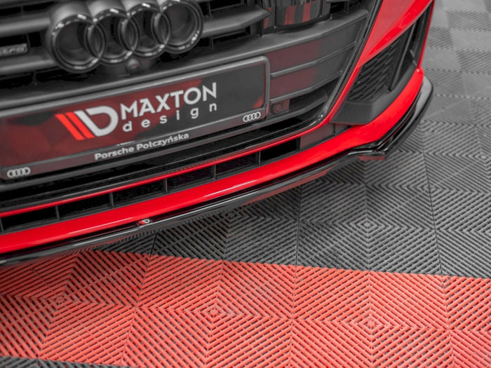 Audi A7 C8 S-line / S7 C8 (2017-) Front Splitter V.1 - Maxton Design