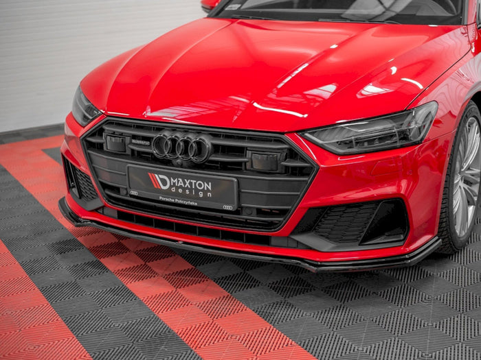 Audi A7 C8 S-line / S7 C8 (2017-) Front Splitter V.1 - Maxton Design