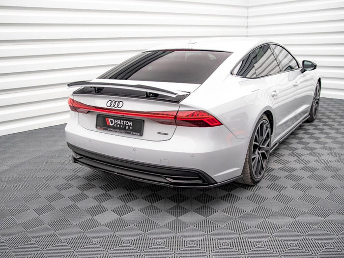 Audi A7 C8 (2018-) Central Rear Splitter - Maxton Design