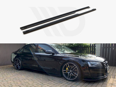 Audi A8 Long D4 (2009- 2013) Side Skirts Diffusers - Maxton Design