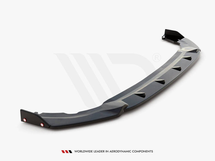 VW Golf 8 GTI Clubsport Front Splitter V.1 + Flaps - Maxton Design