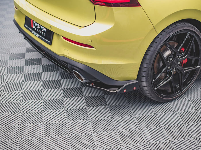 VW Golf 8 GTI Clubsport Rear Side Splitters - Maxton Design