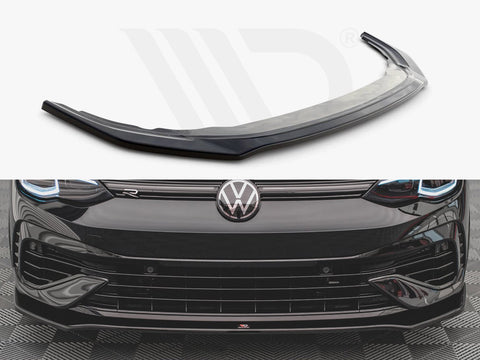 VW Golf R MK8 (2020-) Front Splitter V.3 - Maxton Design