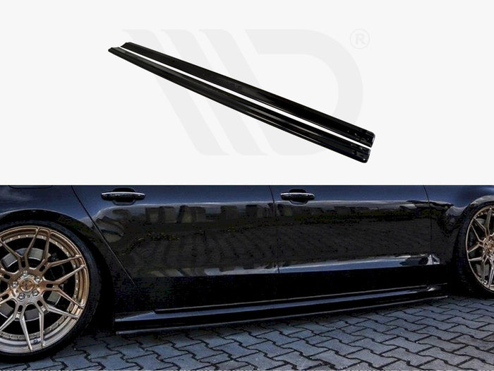 Audi S8 D4 FL (2015-2017) Side Skirts Diffusers - Maxton Design