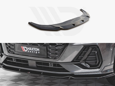 Audi Q3 Sportback S-line (2019-) Front Splitter V1 - Maxton Design