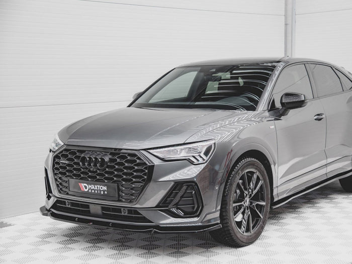 Audi Q3 Sportback S-line (2019-) Front Splitter V1 - Maxton Design